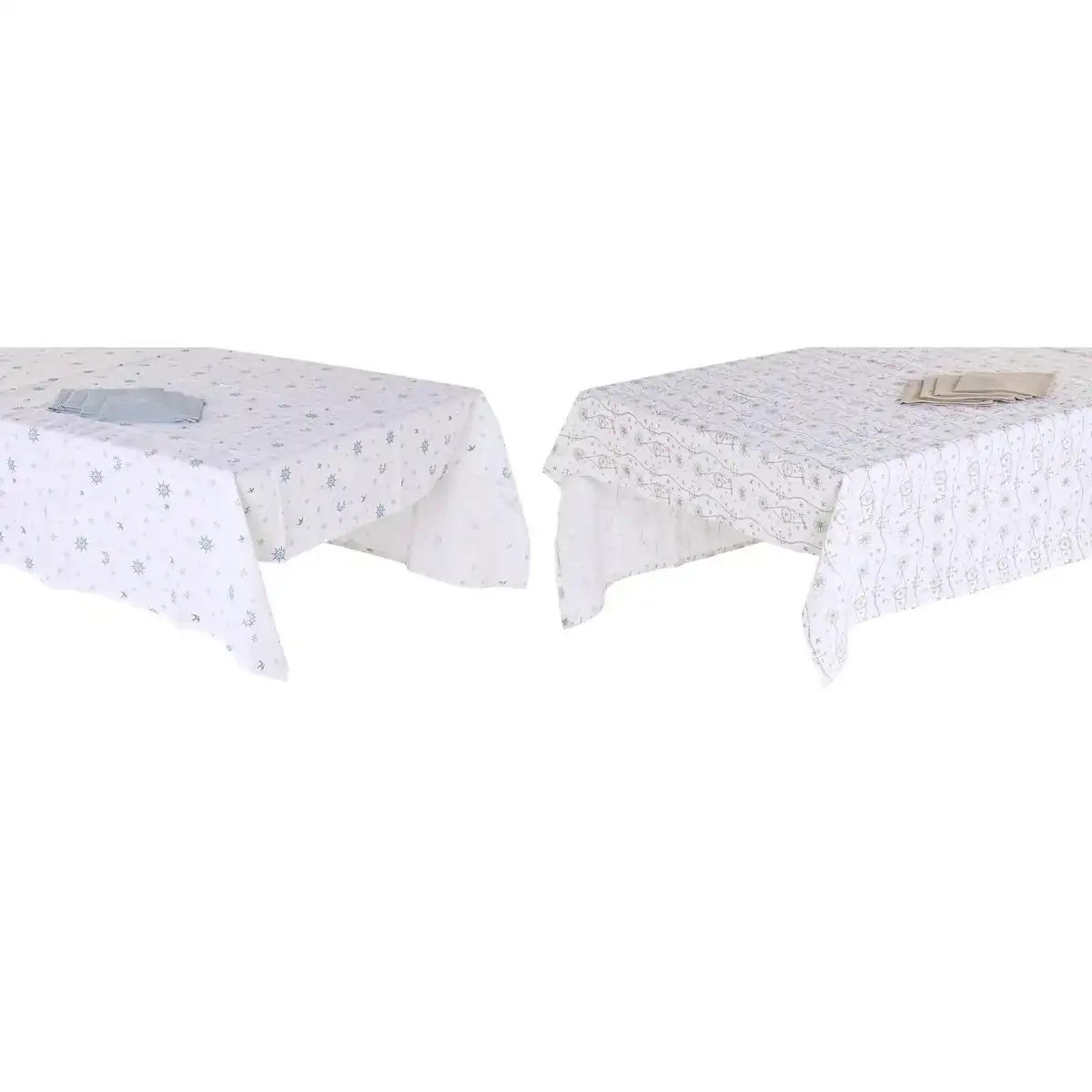 Nappe et serviettes de table dkd home decor 150 x 150 x 0 5 cm bleu marron blanc 2 unites _1426. DIAYTAR COTE D'IVOIRE - Votre Source de Trésors Culturels. Naviguez à travers notre catalogue et trouvez des articles qui mettent en avant la richesse de la culture sénégalaise.