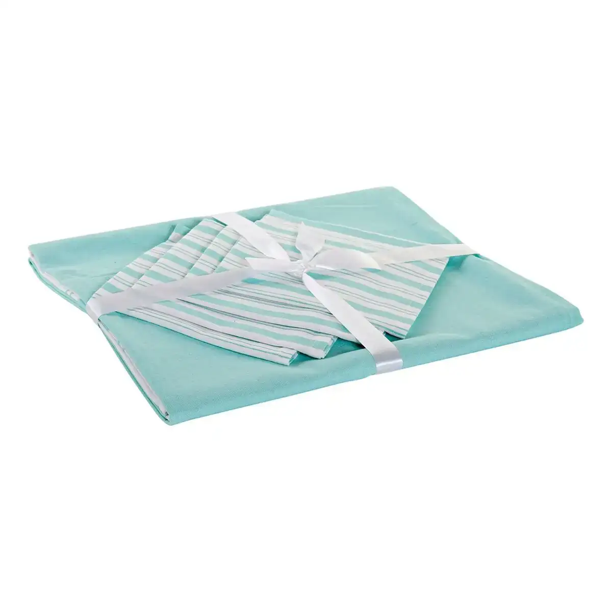 Nappe et serviettes de table dkd home decor 8424001736416 vert 150 x 1 x 150 cm 5 pcs _3294. DIAYTAR COTE D'IVOIRE - Où Choisir est un Plaisir. Explorez notre boutique en ligne et choisissez parmi des produits de qualité qui satisferont vos besoins et vos goûts.