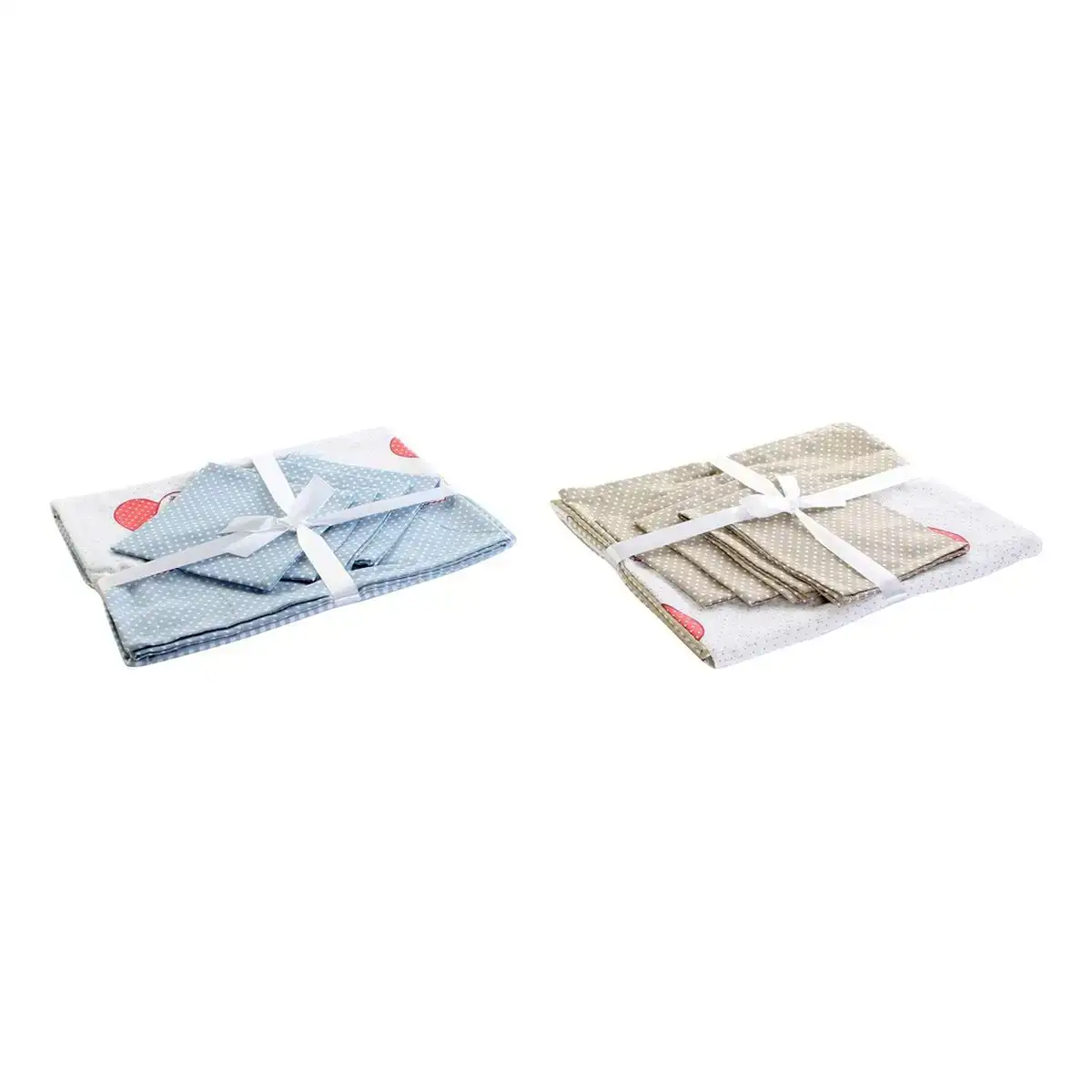 Nappe et serviettes de table dkd home decor 8424001750399 bleu beige 150 x 1 x 150 cm 2 unites _5178. Bienvenue chez DIAYTAR COTE D'IVOIRE - Où Chaque Objet a sa Propre Histoire. Découvrez notre sélection soigneusement choisie et choisissez des produits qui racontent le patrimoine sénégalais.
