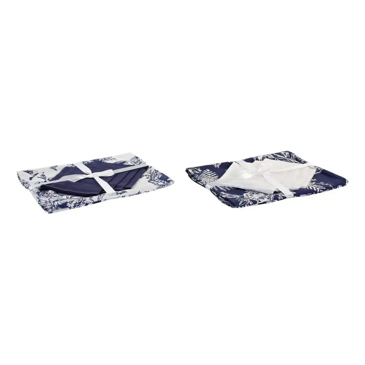 Nappe et serviettes de table dkd home decor 8424001798797 blanc blue marine 150 x 150 x 0 5 cm 2 unites _3709. DIAYTAR COTE D'IVOIRE - L'Art de Vivre l'Excellence au Quotidien. Explorez notre gamme et choisissez des produits qui ajoutent une note de prestige à votre vie.