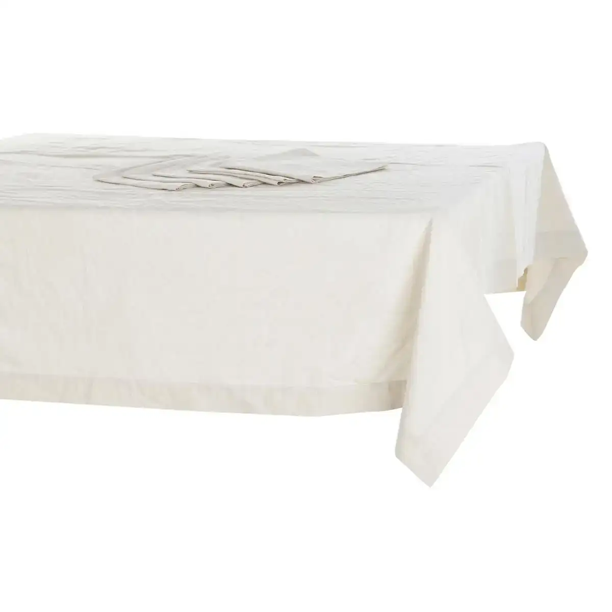 Nappe et serviettes de table dkd home decor beige 150 x 150 x 150 cm _9411. Bienvenue sur DIAYTAR COTE D'IVOIRE - Votre Galerie Shopping Personnalisée. Découvrez un monde de produits diversifiés qui expriment votre style unique et votre passion pour la qualité.