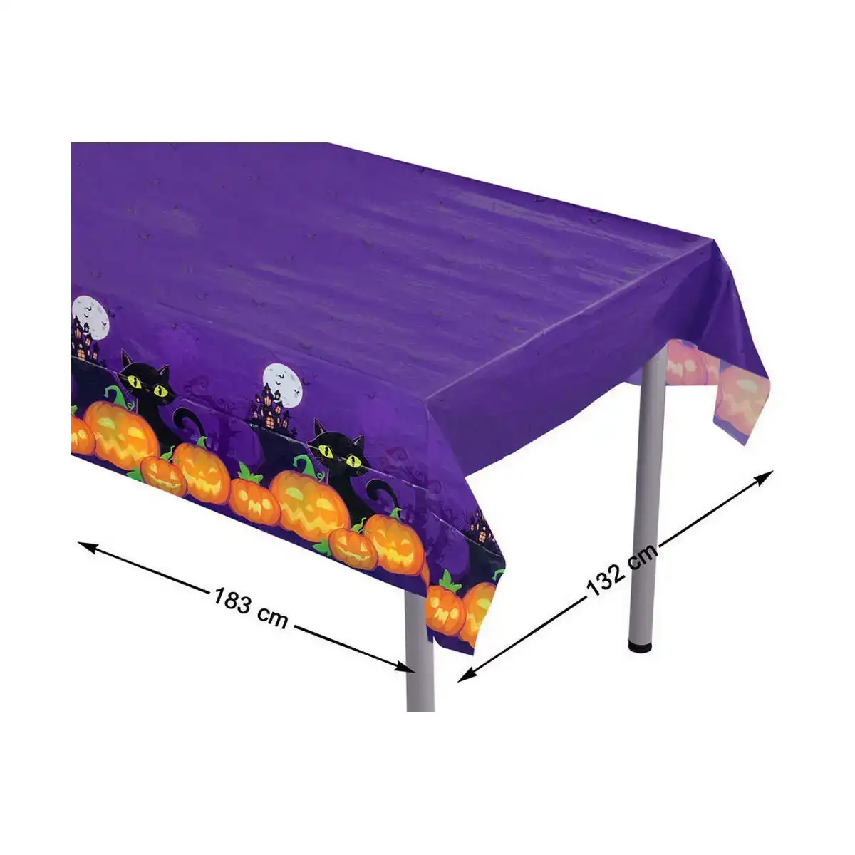 Nappe halloween 183 x 132 cm multicouleur_8955. Bienvenue sur DIAYTAR COTE D'IVOIRE - Où Chaque Détail compte. Plongez dans notre univers et choisissez des produits qui ajoutent de l'éclat et de la joie à votre quotidien.