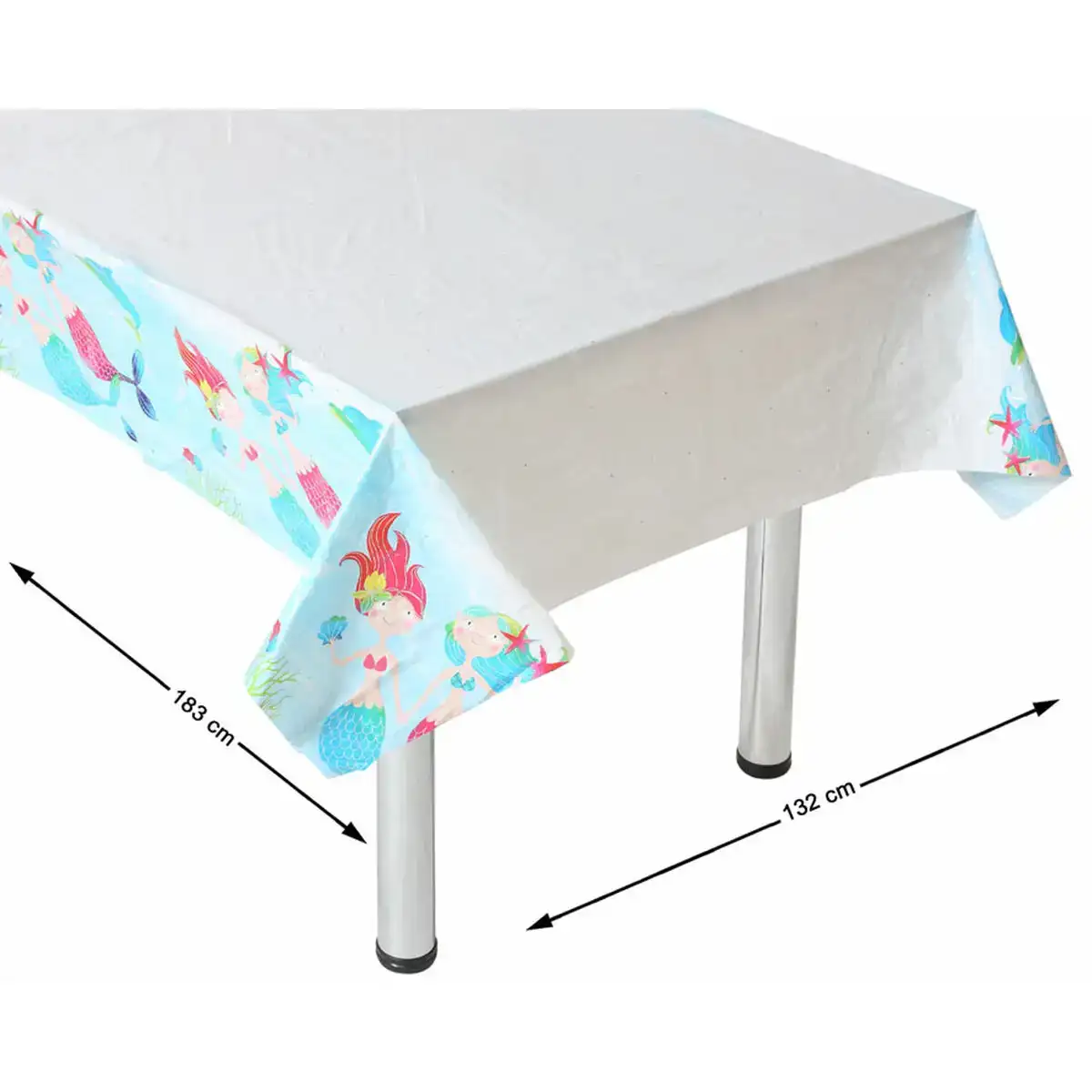 Nappe pour fetes pour enfants multicouleur sirene_1240. DIAYTAR COTE D'IVOIRE - Votre Plateforme Shopping de Confiance. Naviguez à travers nos rayons et choisissez des produits fiables qui répondent à vos besoins quotidiens.