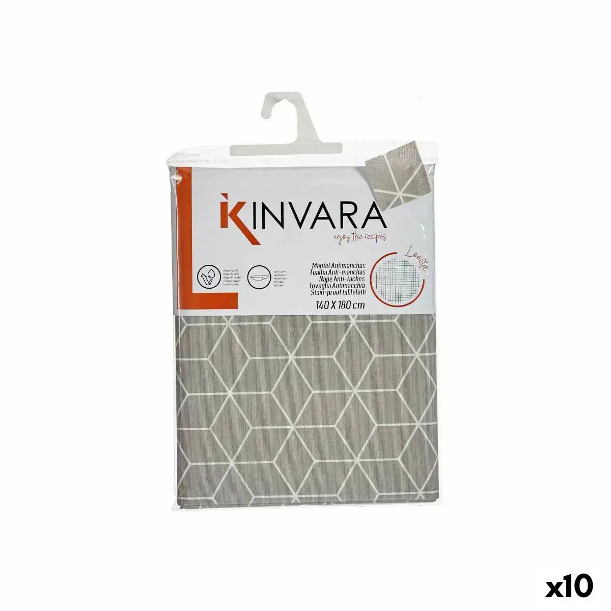 Nappe toile antitaches abstrait 140 x 180 cm gris 10 unites _3541. Entrez dans l'Univers de DIAYTAR COTE D'IVOIRE - Où Chaque Produit a sa Place. Explorez nos rayons virtuels et choisissez des articles qui s'intègrent parfaitement à votre style de vie.