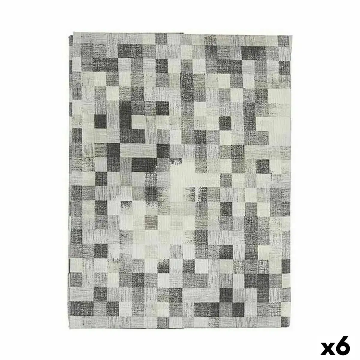 Nappe toile antitaches carreaux 140 x 180 cm gris 6 unites _5874. Bienvenue chez DIAYTAR COTE D'IVOIRE - Où Chaque Produit a son Histoire. Découvrez notre sélection unique et trouvez des articles qui racontent la richesse culturelle et artistique du Côte d'Ivoire.