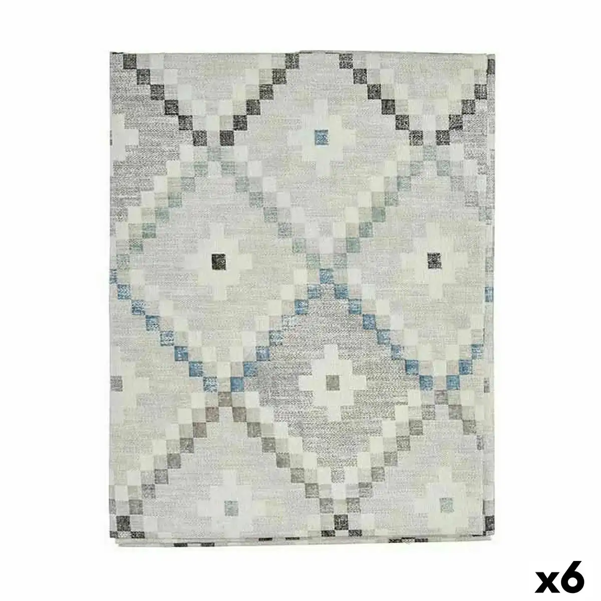 Nappe toile antitaches losanges 140 x 180 cm bleu 6 unites _6329. DIAYTAR COTE D'IVOIRE - L'Art de Choisir, l'Art de S'émerveiller. Explorez notre gamme de produits et laissez-vous émerveiller par des créations authentiques et des designs modernes.