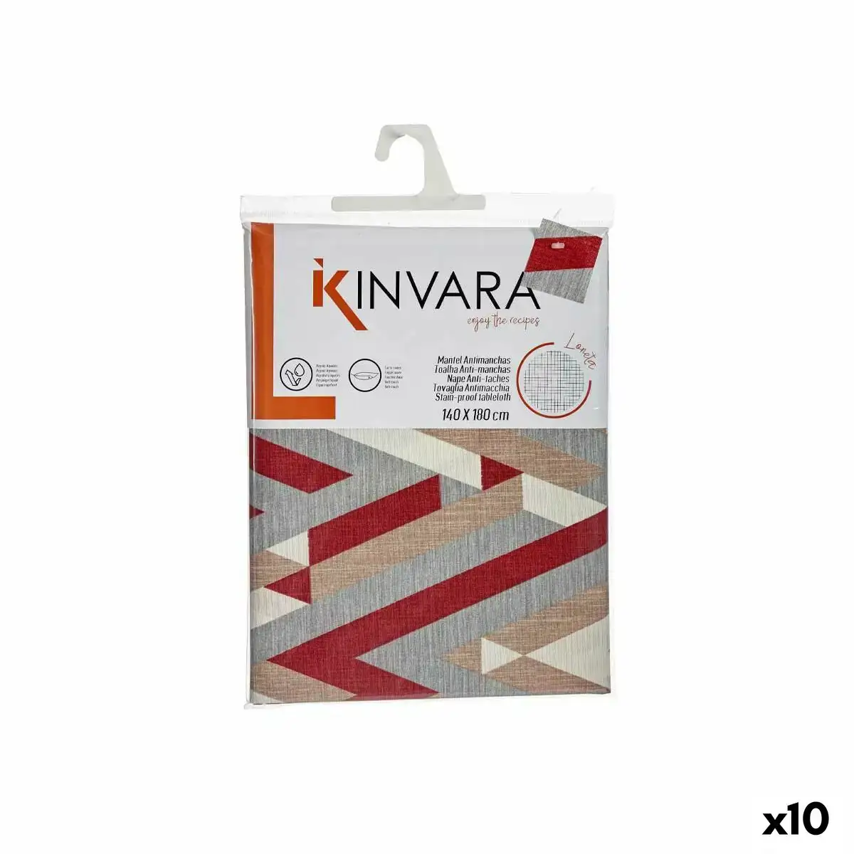 Nappe toile antitaches rayures 140 x 180 cm bordeaux 10 unites _3958. Entrez dans l'Univers de DIAYTAR COTE D'IVOIRE - Où Choisir est un Voyage. Explorez notre gamme diversifiée et trouvez des articles qui répondent à tous vos besoins et envies.