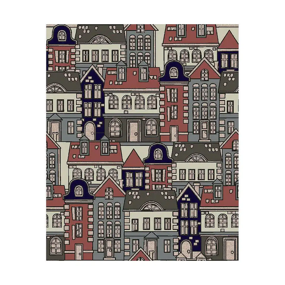 Nappe town 601 140 x 140 cm _6963. Entrez dans DIAYTAR COTE D'IVOIRE - Où Chaque Détail Compte. Explorez notre boutique en ligne pour trouver des produits de haute qualité, soigneusement choisis pour répondre à vos besoins et vos désirs.