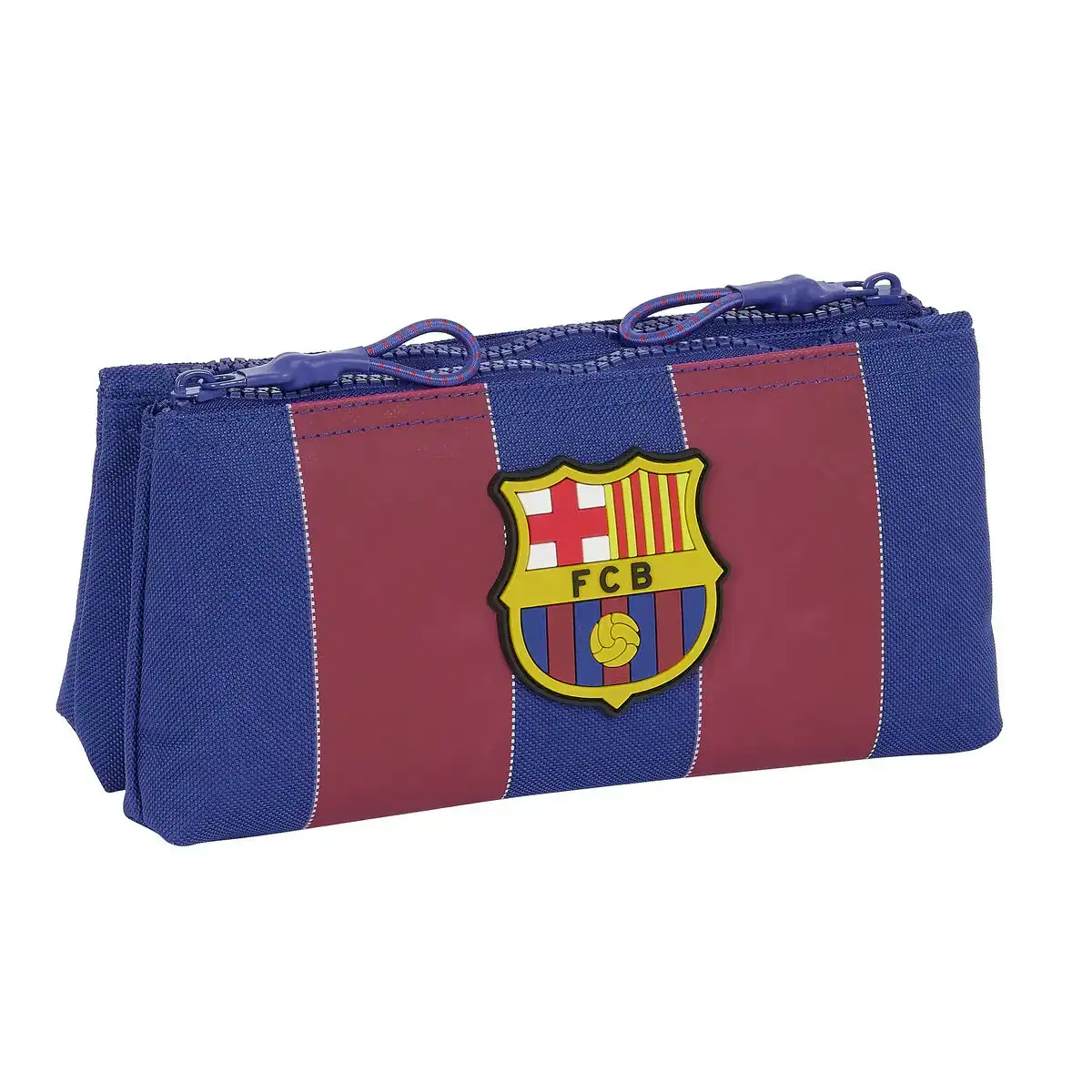 Necessaire de voyage f c barcelona rouge blue marine polyester 600d 22 x 10 x 8 cm_1588. DIAYTAR COTE D'IVOIRE - Votre Escale Shopping incontournable. Explorez notre boutique en ligne et dénichez des trésors qui reflètent la richesse culturelle et la modernité du Côte d'Ivoire.