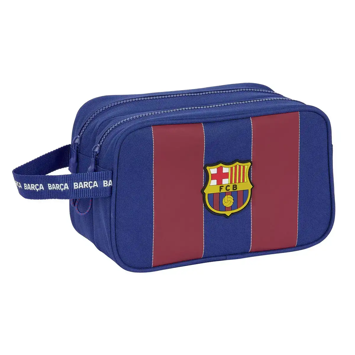Necessaire de voyage f c barcelona rouge blue marine polyester 600d 26 x 15 x 12 5 cm_1969. DIAYTAR COTE D'IVOIRE - Votre Source d'Inspiration Shopping. Parcourez nos rayons et trouvez des articles qui vous inspirent, que ce soit pour votre style, votre maison ou votre vie quotidienne.