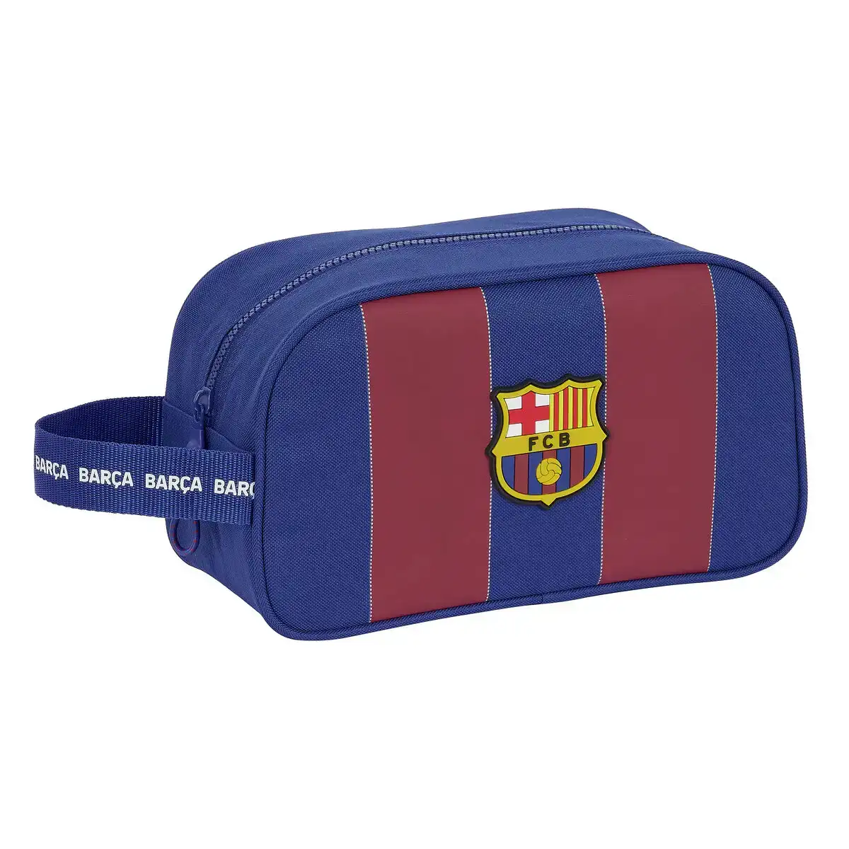 Necessaire de voyage f c barcelona rouge blue marine polyester 600d 26 x 15 x 12 cm_5348. DIAYTAR COTE D'IVOIRE - Là où Choisir est une Célébration de l'Artisanat. Explorez notre gamme variée et choisissez des produits qui incarnent la tradition et le talent des artisans du Côte d'Ivoire.