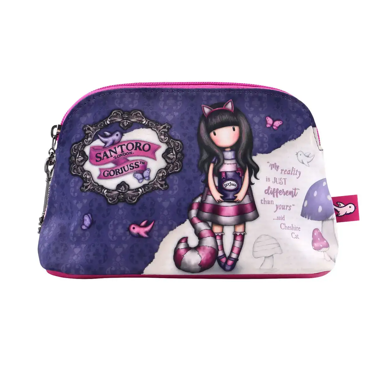 Necessaire de voyage gorjuss cheshire cat violet 21 x 14 x 8 5 cm _2867. Bienvenue chez DIAYTAR COTE D'IVOIRE - Là où les Désirs Prendent Vie. Explorez notre boutique en ligne et laissez-vous séduire par des articles qui font écho à vos aspirations et à votre style unique.