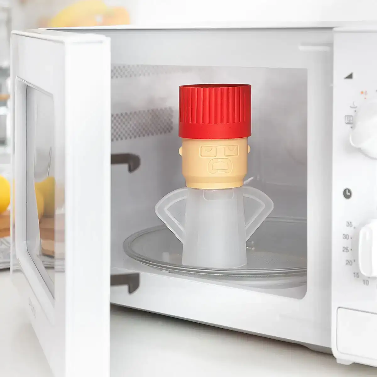 Nettoyeur a micro ondes fuming chef innovagoods_4324. DIAYTAR COTE D'IVOIRE - Où Chaque Sélection est une Victoire. Découvrez notre boutique en ligne et trouvez des articles qui vous rendent la vie plus belle, un choix à la fois.