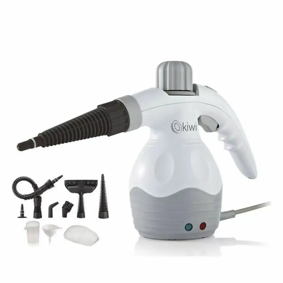 Nettoyeur vapeur a main 9 en 1 avec accessoires kiwi ksc4210 950 1100 w blanc 350 ml_5202. DIAYTAR COTE D'IVOIRE - L'Art de Choisir, l'Art de Vivre. Explorez notre univers de produits soigneusement sélectionnés pour vous offrir une expérience shopping riche et gratifiante.