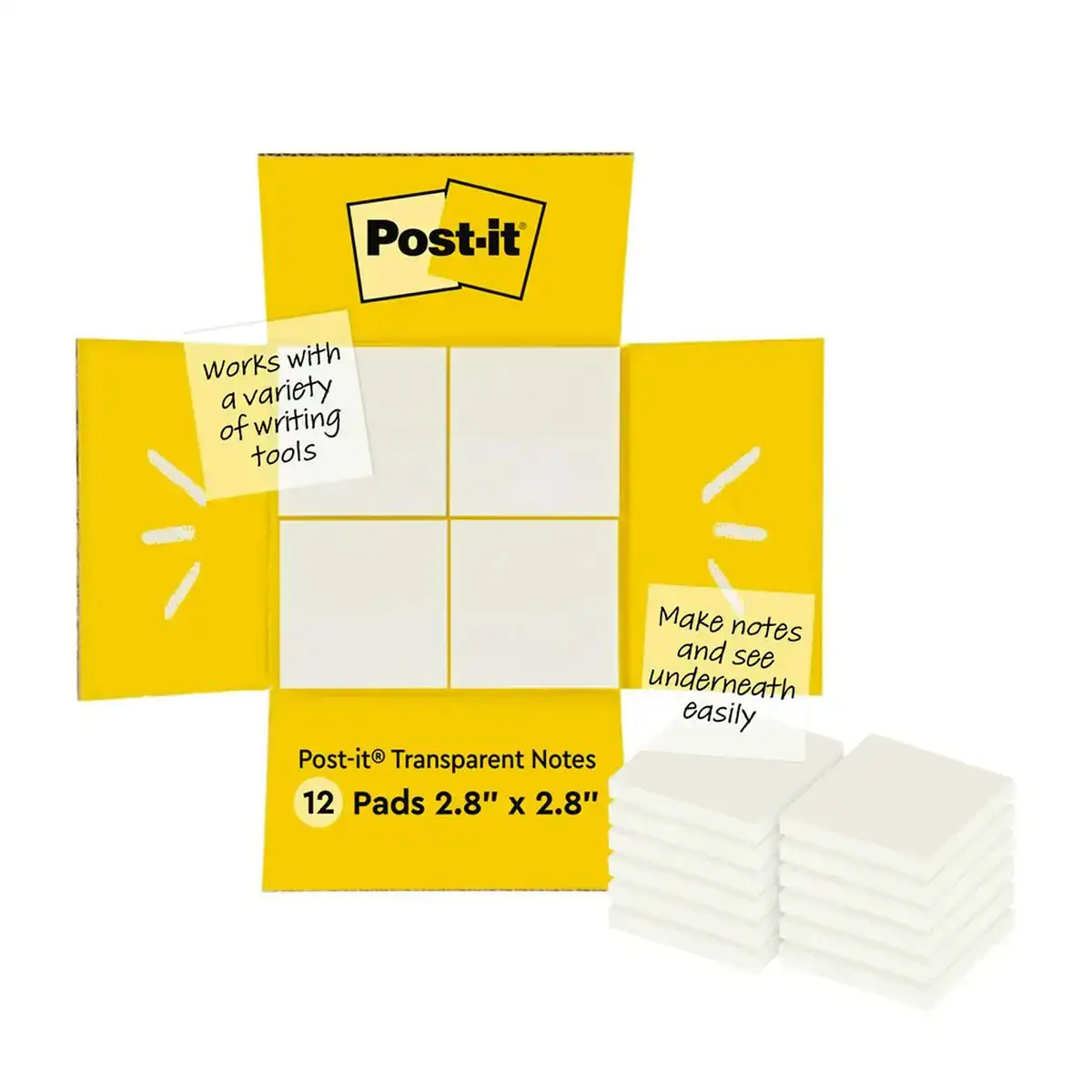 Notes adhesives post it 600 trspt sioc 73 x 73 mm transparent 12 unites _2915. Entrez dans l'Univers de DIAYTAR COTE D'IVOIRE - Où la Tradition S'unit à la Modernité. Explorez notre sélection pour trouver des produits qui allient héritage et innovation.
