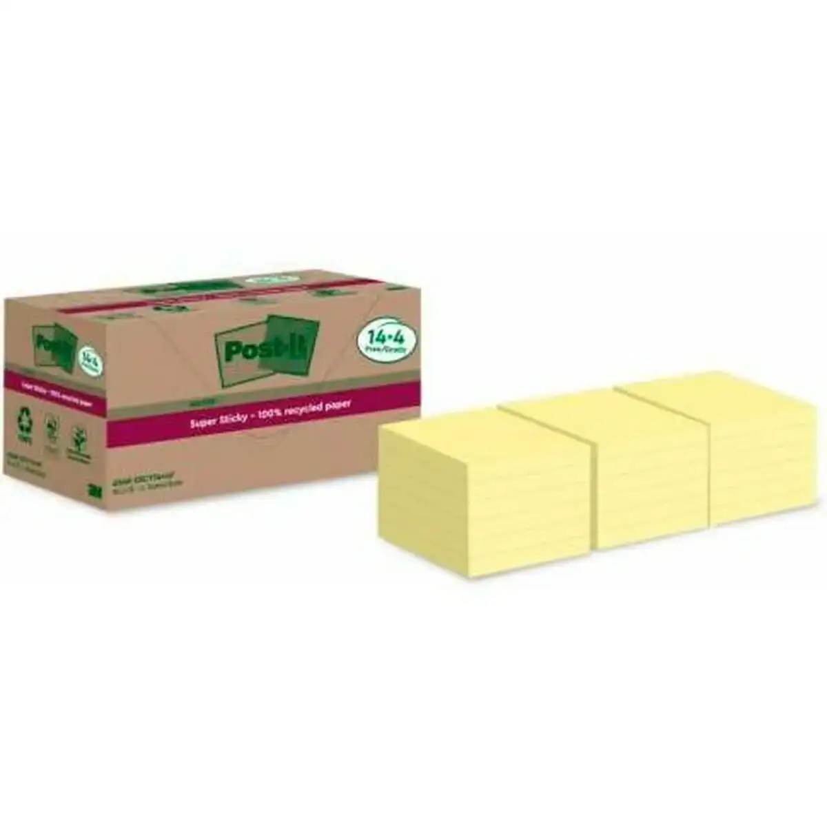 Notes adhesives post it jaune 76 x 76 mm 18 unites _2521. DIAYTAR COTE D'IVOIRE - Où l'Élégance Rencontre l'Authenticité. Naviguez à travers notre boutique en ligne et choisissez des produits qui incarnent le style et la tradition du Côte d'Ivoire.