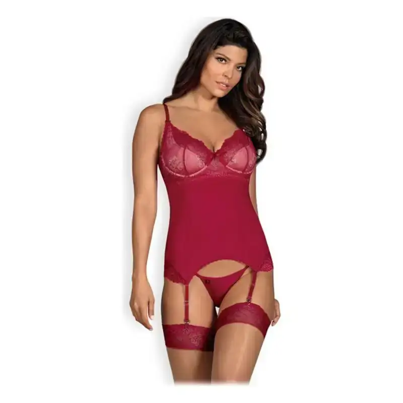 Nuisette string rosalyne corset obsessive rouge_6106. DIAYTAR COTE D'IVOIRE - L'Art de Vivre le Shopping en Ligne. Découvrez notre plateforme intuitive et trouvez des produits qui vous inspirent et vous enchantent, à chaque clic.