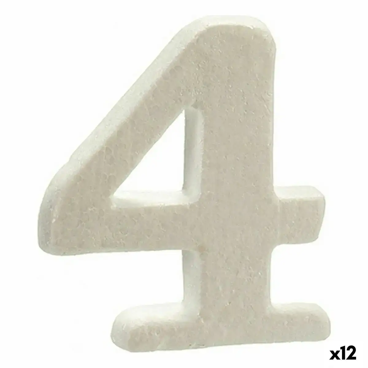 Numero 4 blanc polystyrene 2 x 15 x 10 cm 12 unites _5953. Découvrez DIAYTAR COTE D'IVOIRE - Là où Votre Shopping Prend Vie. Plongez dans notre vaste sélection et trouvez des produits qui ajoutent une touche spéciale à votre quotidien.