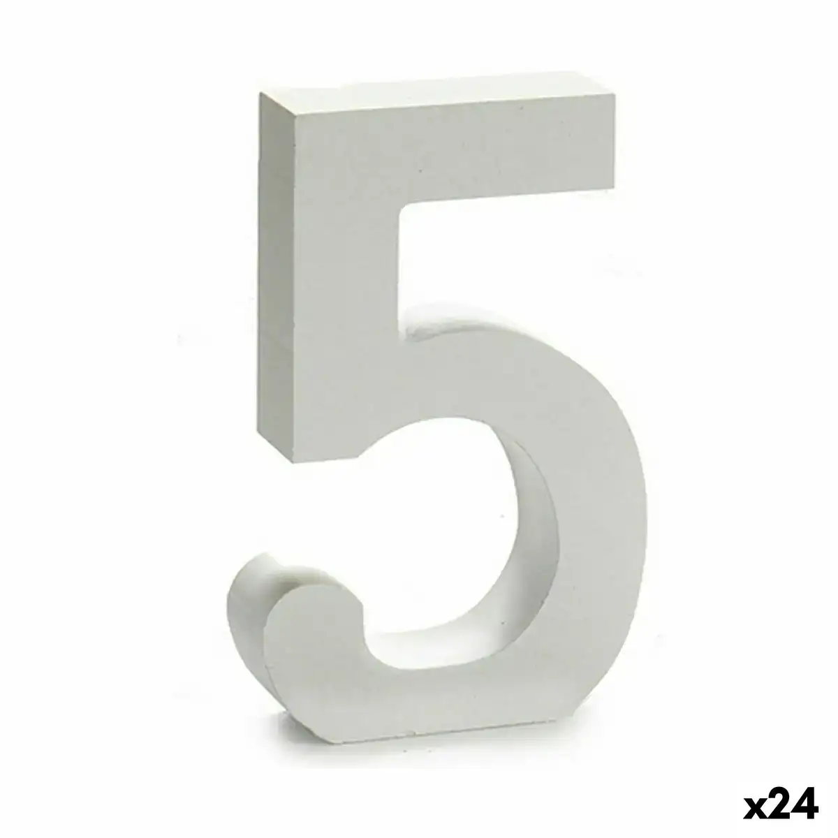 Numero 5 bois blanc 2 x 16 x 14 5 cm 24 unites _7824. DIAYTAR COTE D'IVOIRE - Où Votre Shopping Prend Vie. Explorez notre boutique en ligne pour trouver des articles qui vous ressemblent et qui ajoutent de l'éclat à votre quotidien.