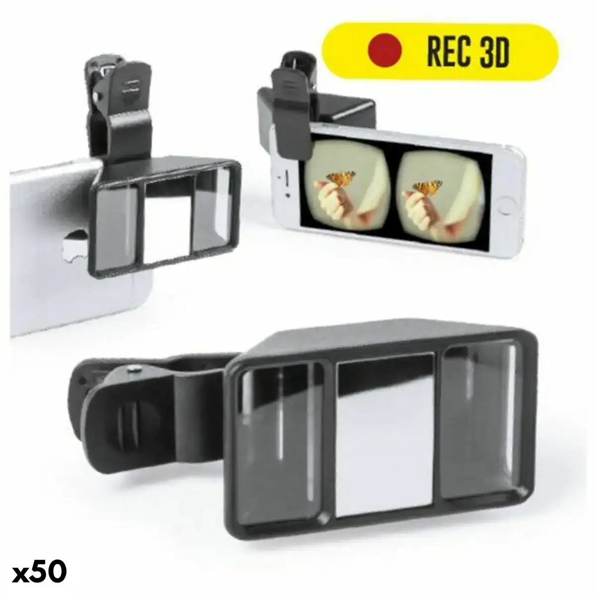 Objectif 3d pour camera de smartphone 145633 50 unites _8322. DIAYTAR COTE D'IVOIRE - Là où le Chic Rencontre la Tradition. Naviguez à travers notre catalogue et choisissez des produits qui équilibrent l'élégance intemporelle et l'innovation moderne.