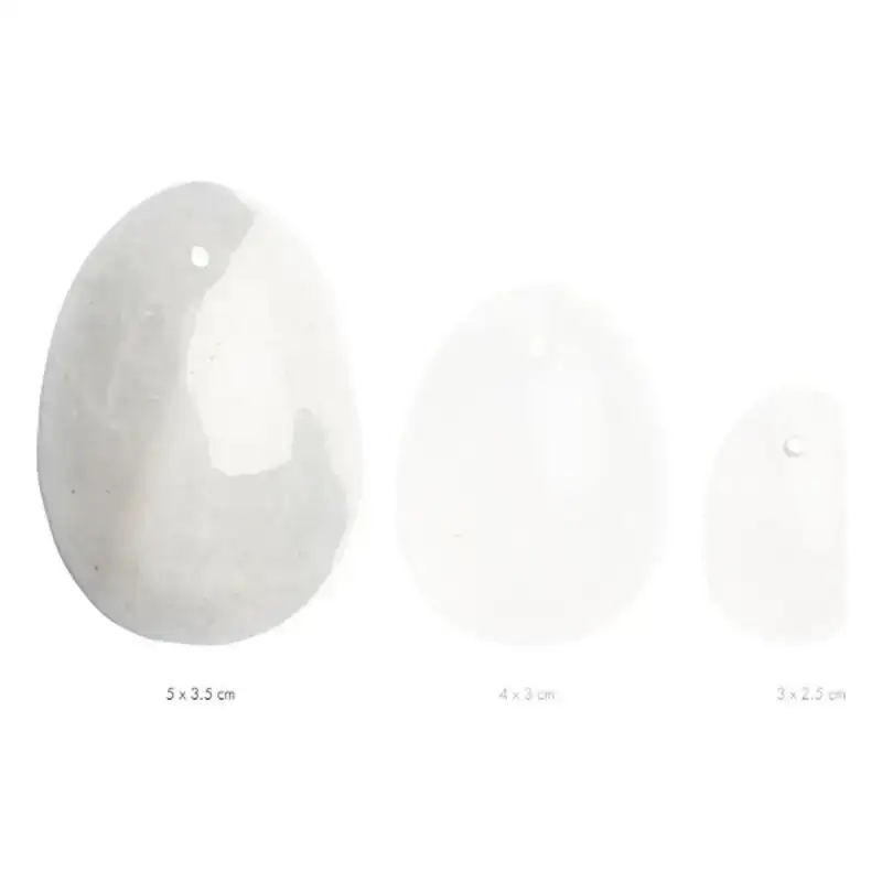 Oeufs de yoni la gemmes quartz_1407. Entrez dans l'Univers de DIAYTAR COTE D'IVOIRE - Où Chaque Produit est une Découverte. Explorez notre gamme variée et trouvez des articles qui vous surprennent et vous inspirent.