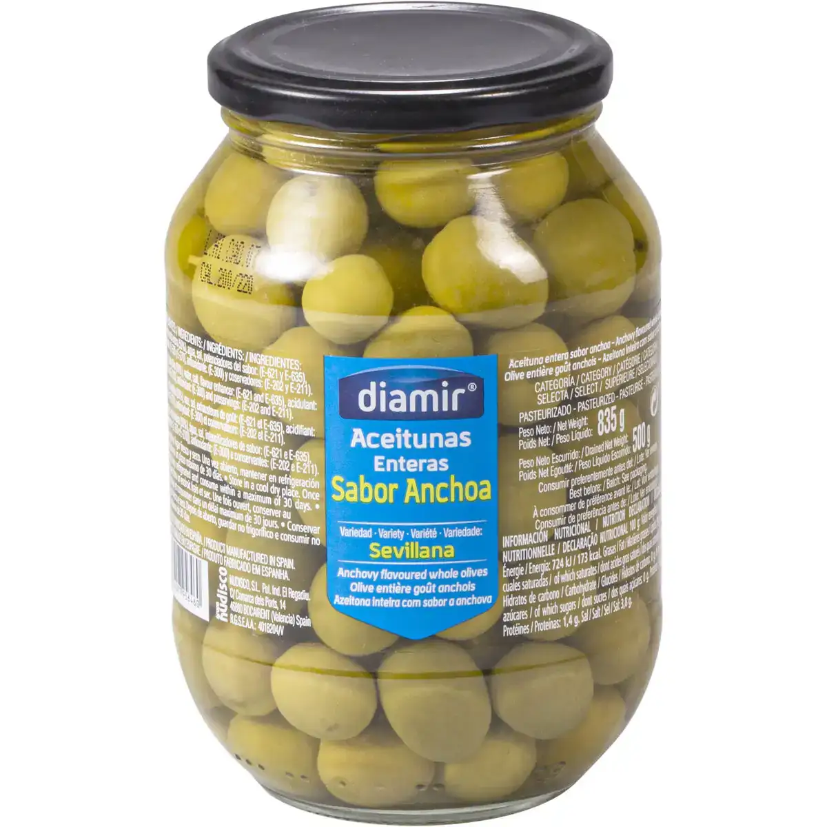 Olives diamir 835 ml farcies d anchois_6993. Entrez dans DIAYTAR COTE D'IVOIRE - Où Chaque Détail Compte. Explorez notre boutique en ligne pour trouver des produits de haute qualité, soigneusement choisis pour répondre à vos besoins et vos désirs.