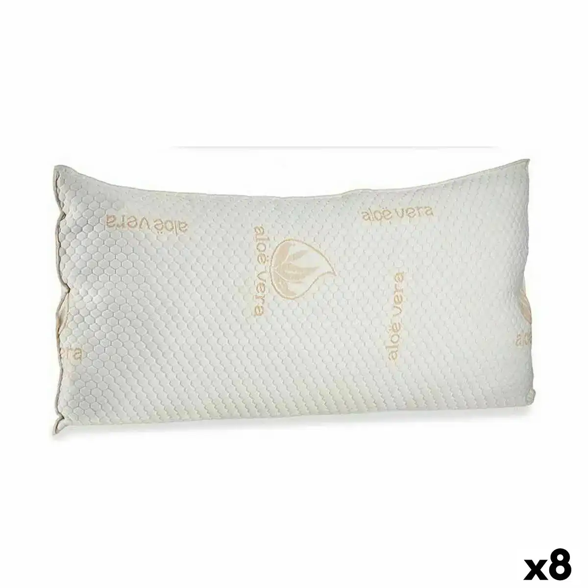 Oreiller aloe 90 x 18 x 40 cm blanc 8 unites _1892. DIAYTAR COTE D'IVOIRE - Votre Passage vers l'Exceptionnel. Naviguez à travers notre sélection minutieuse et découvrez des articles qui apportent une touche spéciale à chaque instant de votre vie.