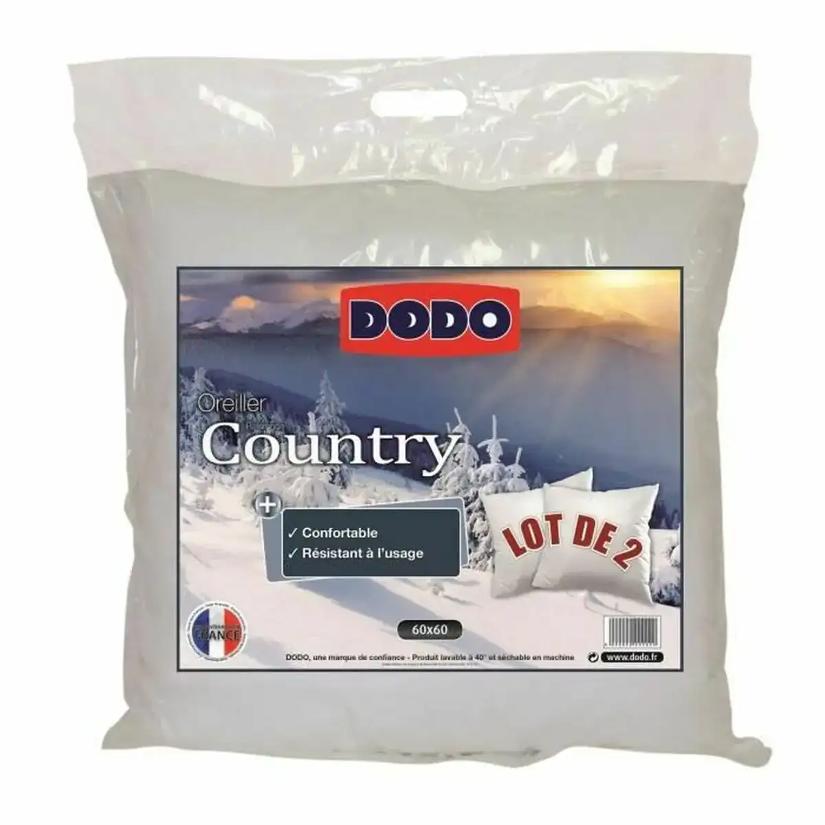 Oreiller dodo country 60 x 60 cm 2 unites _4748. DIAYTAR COTE D'IVOIRE - L'Art de Vivre l'Excellence au Quotidien. Explorez notre gamme et choisissez des produits qui ajoutent une note de prestige à votre vie.