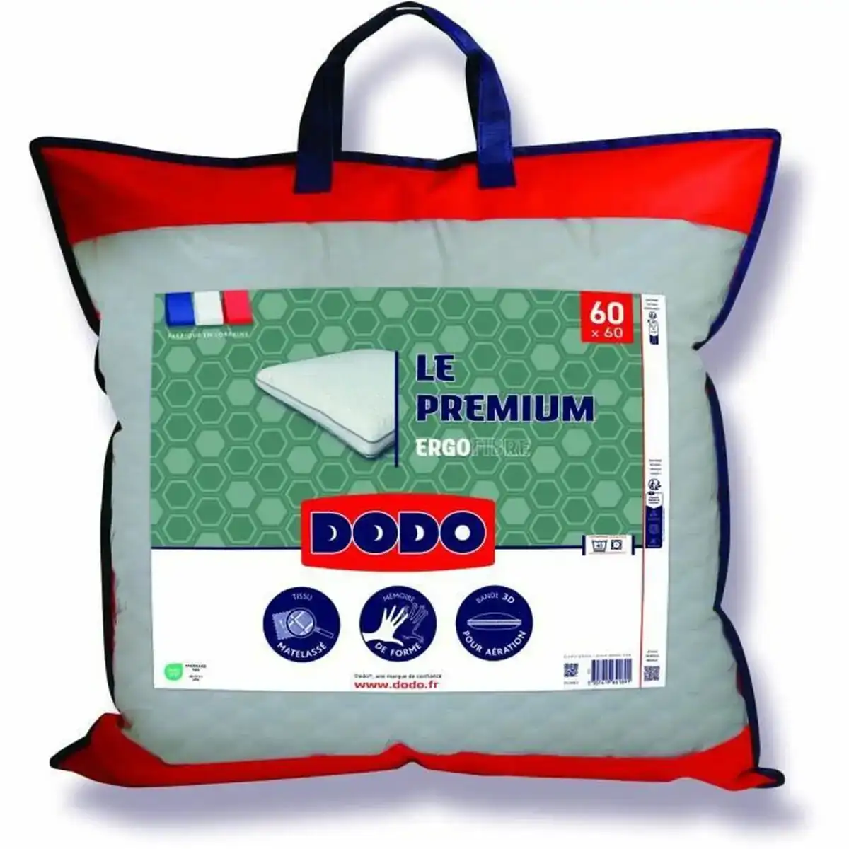Oreiller dodo the first pillow 60 x 60 cm_4100. DIAYTAR COTE D'IVOIRE - L'Art de Vivre le Shopping Inspiré. Parcourez notre catalogue et choisissez des produits qui reflètent votre passion pour la beauté et l'authenticité.