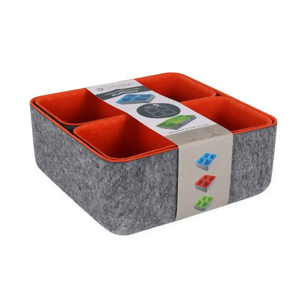Organisateur confortime 25 2 x 25 x 10 cm 5 pieces_7554. Bienvenue chez DIAYTAR COTE D'IVOIRE - Où Chaque Achat est un Geste d'Amour. Découvrez notre sélection minutieuse et choisissez des articles qui témoignent de votre passion.