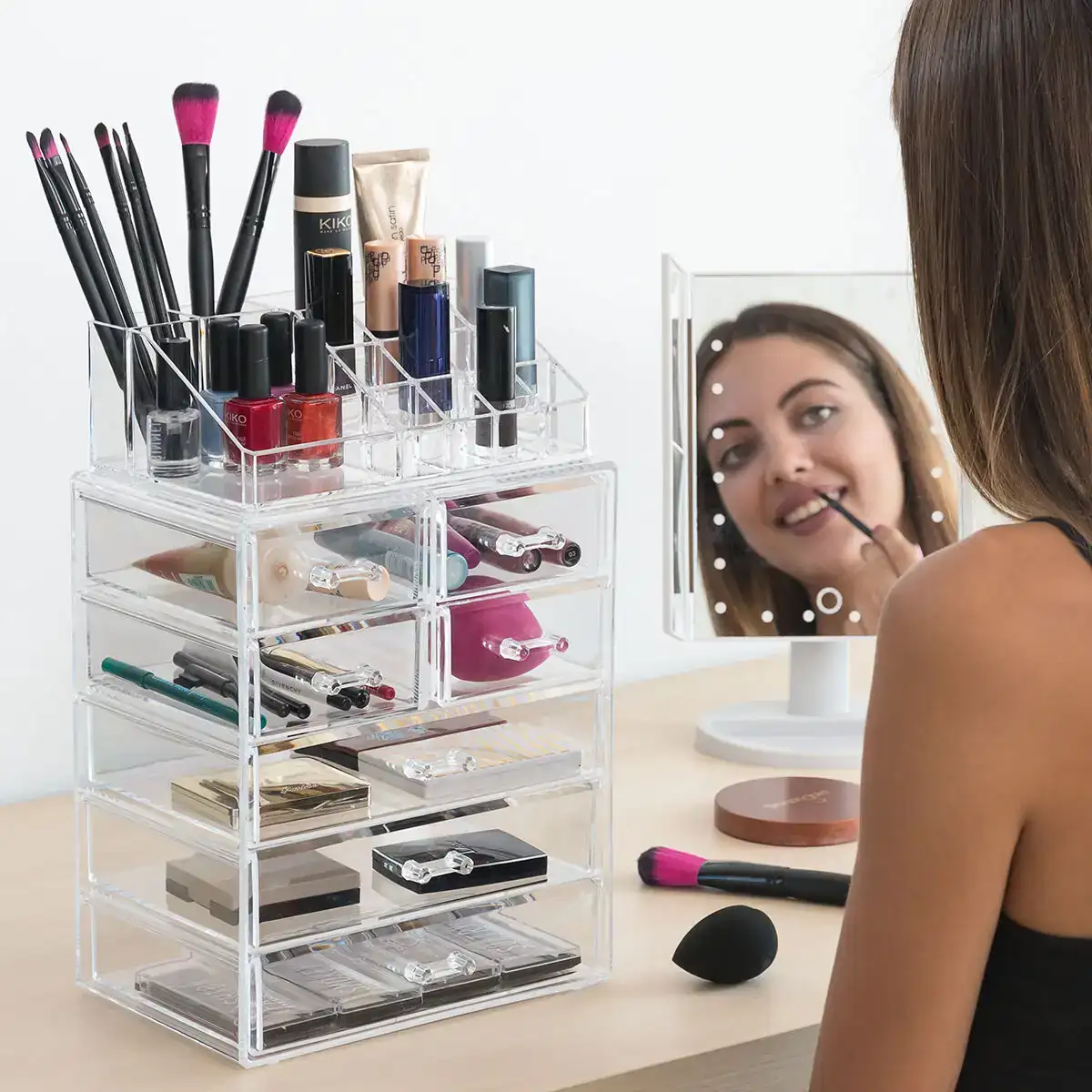 Organisateur de maquillage biyo innovagoods acrylique plastique reconditionne a _8825. DIAYTAR COTE D'IVOIRE - L'Artisanat à Portée de Clic. Découvrez notre boutique en ligne pour trouver des produits uniques qui célèbrent la créativité et l'artisanat sénégalais.