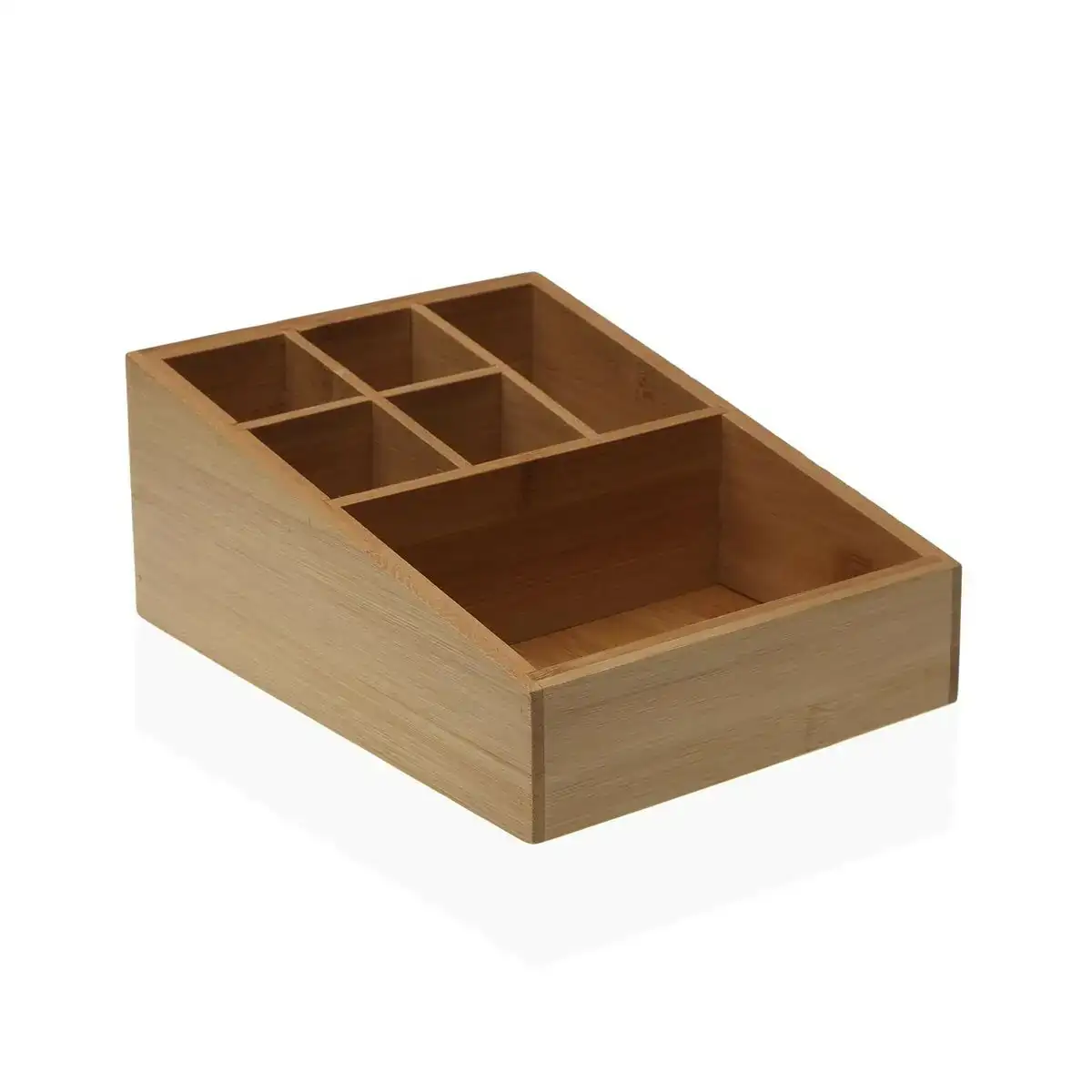 Organisateur de maquillage versa 16 x 8 8 x 21 cm acier bambou_9684. DIAYTAR COTE D'IVOIRE - Votre Plaisir Shopping à Portée de Clic. Explorez notre boutique en ligne et trouvez des produits qui ajoutent une touche de bonheur à votre vie quotidienne.