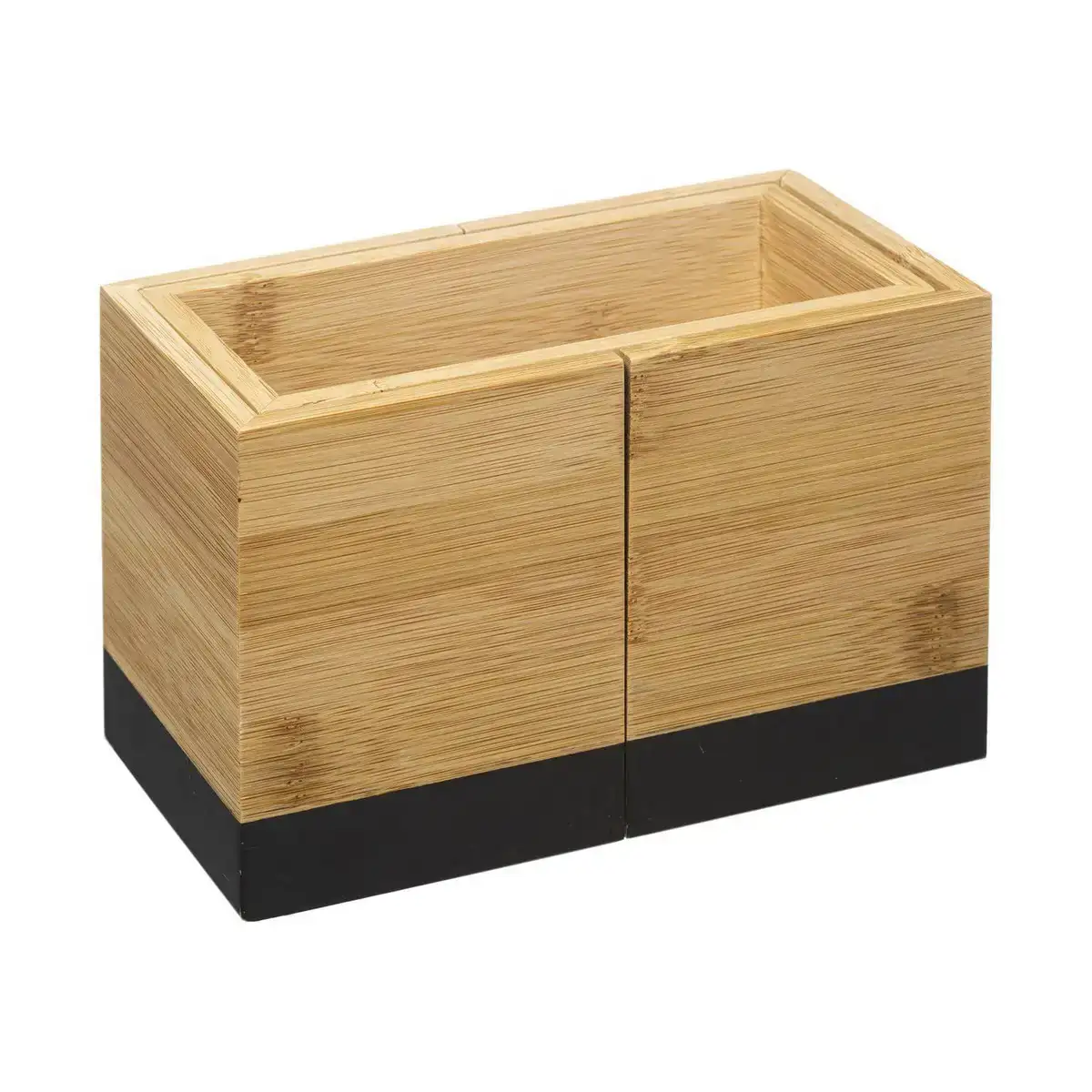 Organisateur polyvalent 5five noir kitchen noir 18 x 12 x 10 cm _7581. Bienvenue sur DIAYTAR COTE D'IVOIRE - Où Choisir est un Voyage Sensoriel. Plongez dans notre catalogue et trouvez des produits qui éveillent vos sens et embellissent votre quotidien.