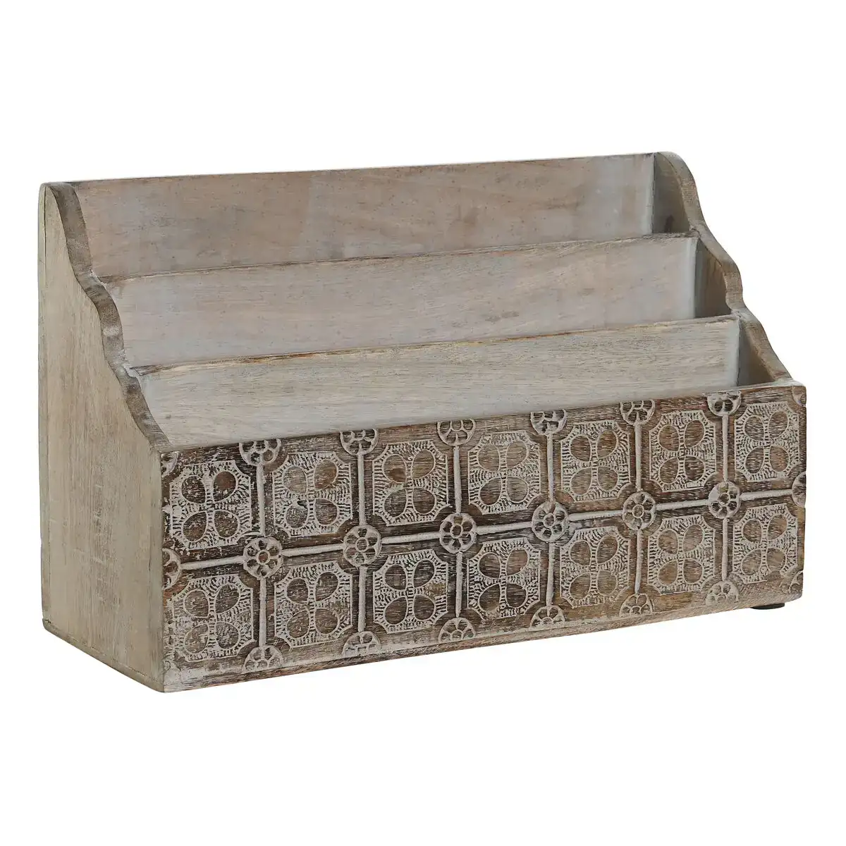 Organisateur polyvalent dkd home decor 32 x 13 x 21 cm naturel blanc bois de manguier_5996. Bienvenue sur DIAYTAR COTE D'IVOIRE - Où le Shopping est une Affaire Personnelle. Découvrez notre sélection et choisissez des produits qui reflètent votre unicité et votre individualité.