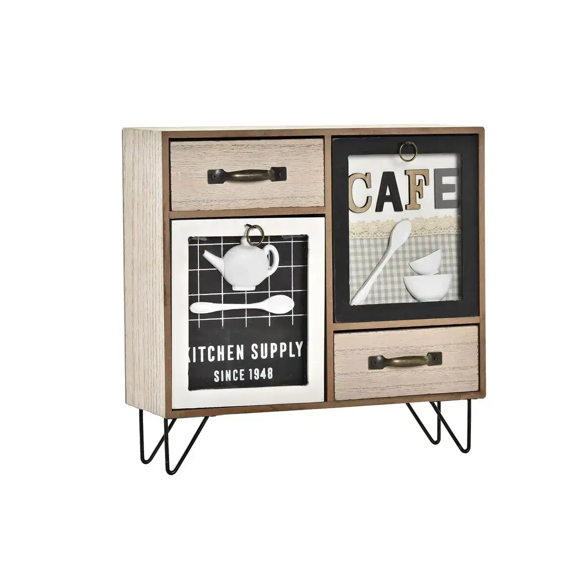 Organisateur polyvalent dkd home decor cuisine 30 x 10 x 29 cm verre metal bois mdf shabby chic_2564. DIAYTAR COTE D'IVOIRE - L'Écrin de Vos Désirs Shopping. Parcourez notre boutique en ligne et explorez des produits minutieusement choisis pour répondre à vos envies les plus exigeantes.