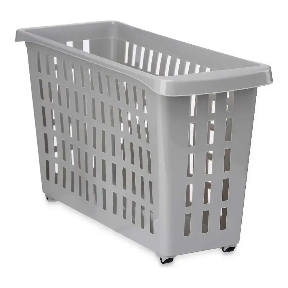 Organiseur pour placard de cuisine avec des roues gris plastique 17 5 x 26 x 46 cm _5839. DIAYTAR COTE D'IVOIRE - Votre Portail Vers l'Élégance Accessible. Parcourez notre boutique en ligne pour découvrir des produits qui incarnent le luxe à des prix abordables.