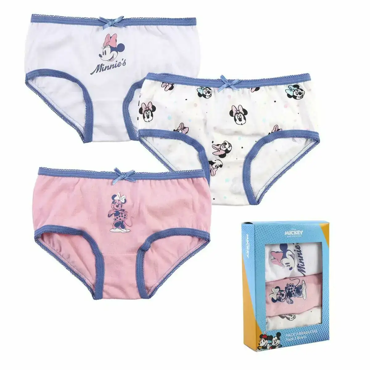 Pack de culottes pour fille minnie mouse multicouleur_6369. DIAYTAR COTE D'IVOIRE - Où la Qualité est Notre Engagement. Explorez notre boutique en ligne pour découvrir des produits conçus pour vous apporter satisfaction et plaisir.