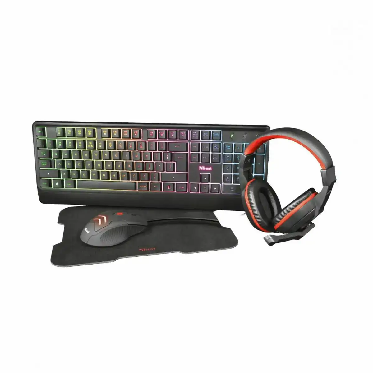 Pack gaming trust 24235 espagnol noir espagnol qwerty qwerty_3062. DIAYTAR COTE D'IVOIRE - Où Choisir Devient une Découverte. Explorez notre boutique en ligne et trouvez des articles qui vous surprennent et vous ravissent à chaque clic.