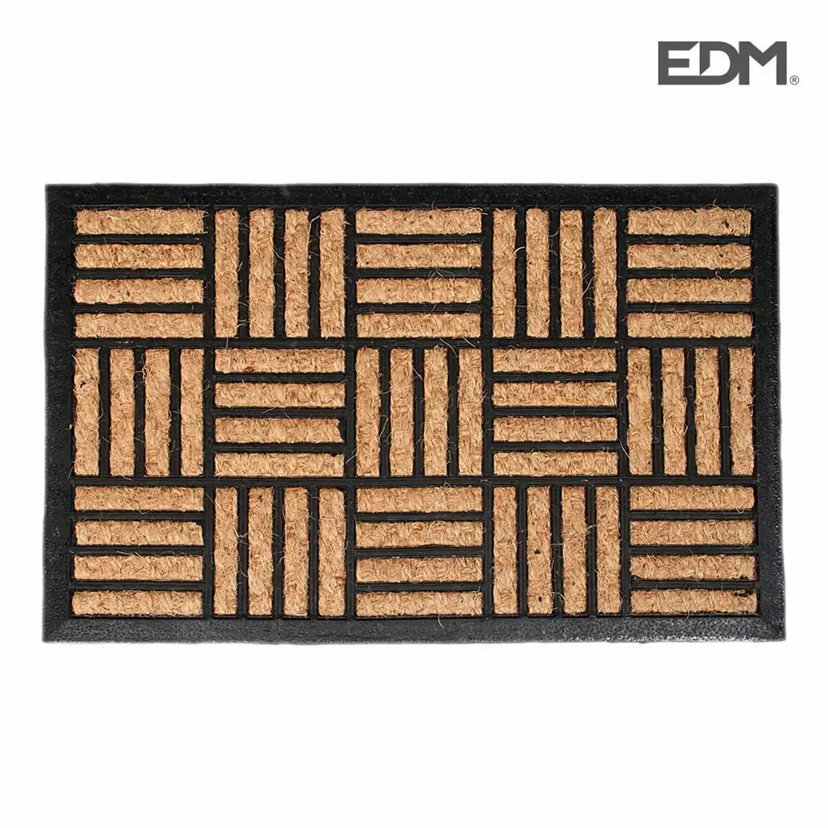 Paillasson edm marron 40 x 60 cm_3367. DIAYTAR COTE D'IVOIRE - Votre Portail vers l'Extraordinaire. Parcourez nos collections et découvrez des produits qui vous emmènent au-delà de l'ordinaire, créant une expérience de shopping mémorable.