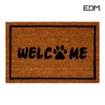 Paillasson edm marron 60 x 40 cm_4040. DIAYTAR COTE D'IVOIRE - L'Art de Choisir, l'Art de Vivre. Explorez notre univers de produits soigneusement sélectionnés pour vous offrir une expérience shopping riche et gratifiante.