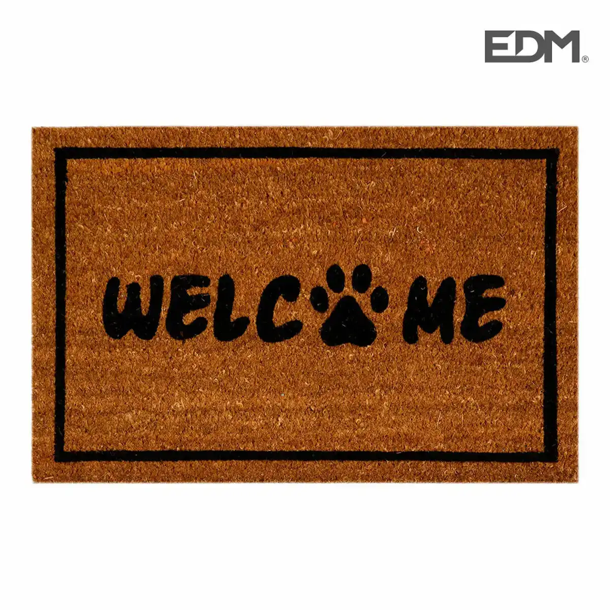 Paillasson edm marron 60 x 40 cm_4040. DIAYTAR COTE D'IVOIRE - L'Art de Choisir, l'Art de Vivre. Explorez notre univers de produits soigneusement sélectionnés pour vous offrir une expérience shopping riche et gratifiante.