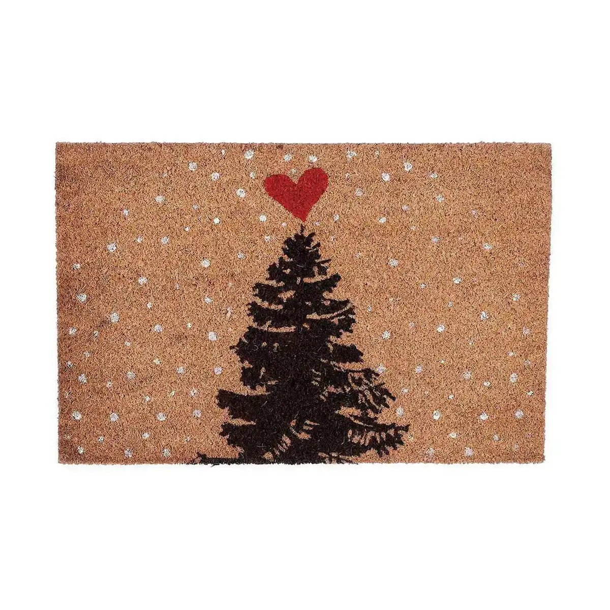 Paillasson house of seasons christmas tree rouge 60 x 40 cm _4007. DIAYTAR COTE D'IVOIRE - L'Art de Vivre le Shopping Inspiré. Parcourez notre catalogue et choisissez des produits qui reflètent votre passion pour la beauté et l'authenticité.