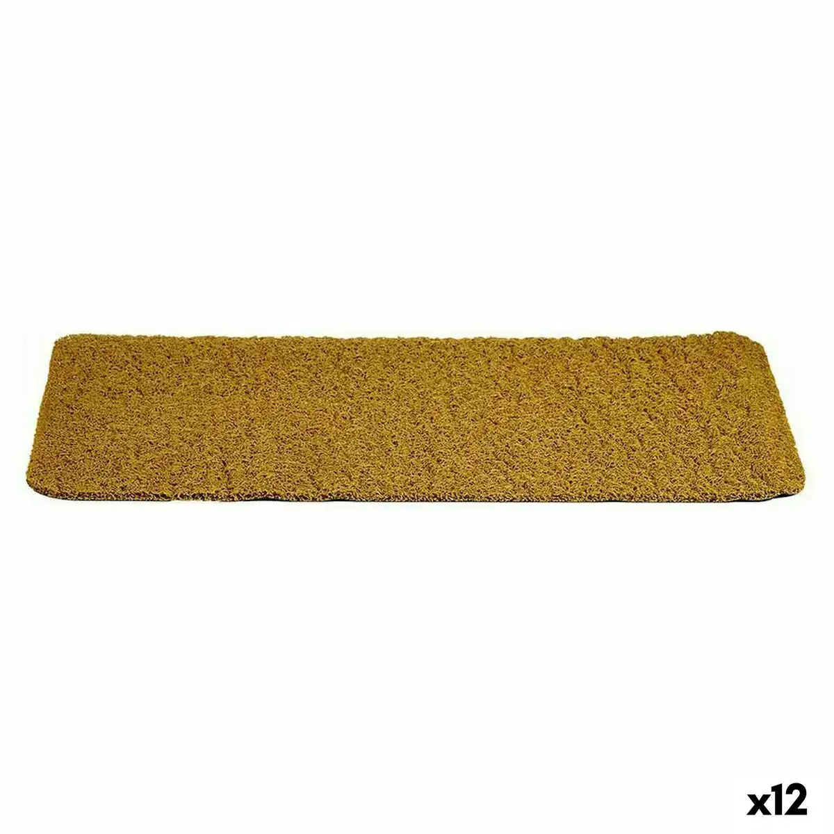 Paillasson marron polyester pvc 70 x 40 cm 12 unites _4249. DIAYTAR COTE D'IVOIRE - Votre Marché Virtuel au Côte d'Ivoire. Parcourez notre boutique en ligne pour trouver des trésors cachés, des articles indispensables du quotidien aux joyaux artistiques.