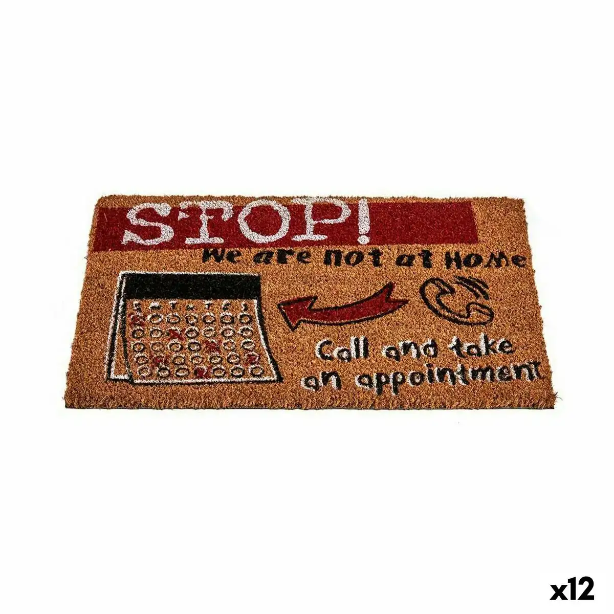 Paillasson stop noir rouge naturel fibres de coco 40 x 1 5 x 60 cm 12 unites _7711. Bienvenue chez DIAYTAR COTE D'IVOIRE - Votre Destination Shopping Complète! Découvrez une boutique en ligne généraliste au Côte d'Ivoire offrant une vaste gamme de produits, allant des vêtements aux gadgets électroniques, en passant par l'artisanat local.
