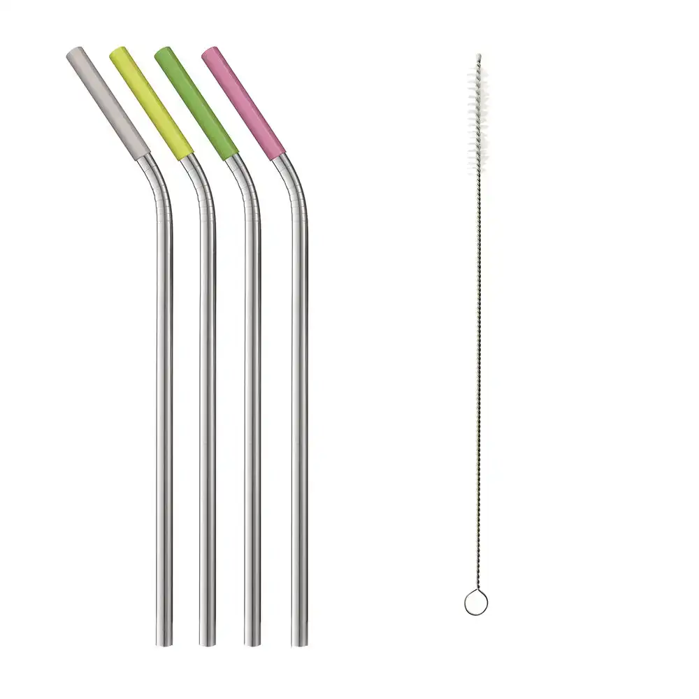 Pailles reutilisables koala bodega acier inoxydable multicouleur 5 pieces_1264. DIAYTAR COTE D'IVOIRE - L'Art de Choisir, l'Art de S'émerveiller. Explorez notre gamme de produits et laissez-vous émerveiller par des créations authentiques et des designs modernes.