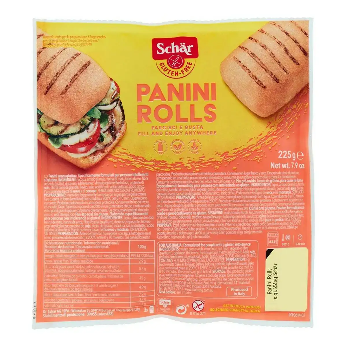 Pain schar panini rolls 225 g _6989. Bienvenue chez DIAYTAR COTE D'IVOIRE - Où Chaque Article Est une Découverte. Naviguez à travers nos offres et laissez-vous surprendre par des trésors cachés qui enrichiront votre vie.
