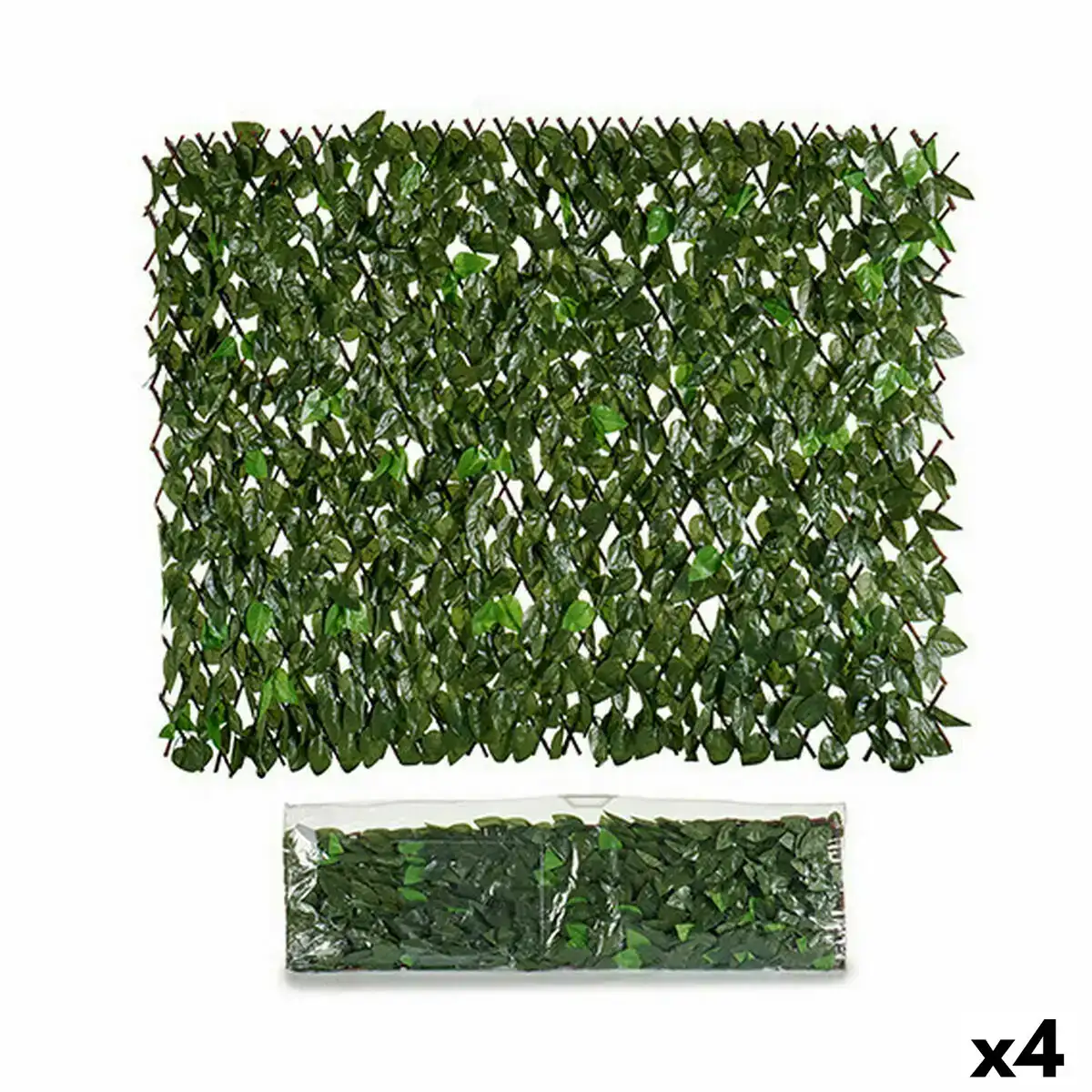 Palissade de jardin volets 1 x 2 m vert plastique 4 unites _6526. DIAYTAR COTE D'IVOIRE - Votre Destination Shopping Éthique. Parcourez notre gamme et choisissez des articles qui respectent l'environnement et les communautés locales.