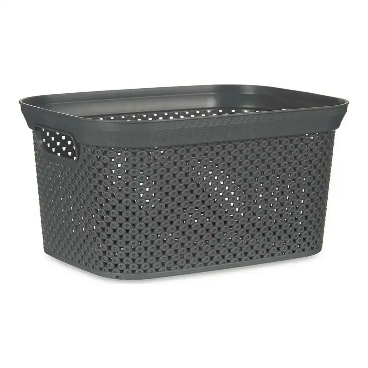 Panier 20 x 14 x 27 cm anthracite plastique 5 l_8294. DIAYTAR COTE D'IVOIRE - Votre Portail Vers l'Élégance Accessible. Parcourez notre boutique en ligne pour découvrir des produits qui incarnent le luxe à des prix abordables.