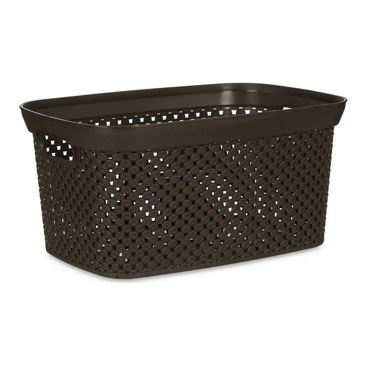 Panier 24 x 17 x 35 cm marron plastique 10 l_9361. Bienvenue sur DIAYTAR COTE D'IVOIRE - Où l'Authenticité Rencontre le Confort. Plongez dans notre univers de produits qui allient tradition et commodité pour répondre à vos besoins.