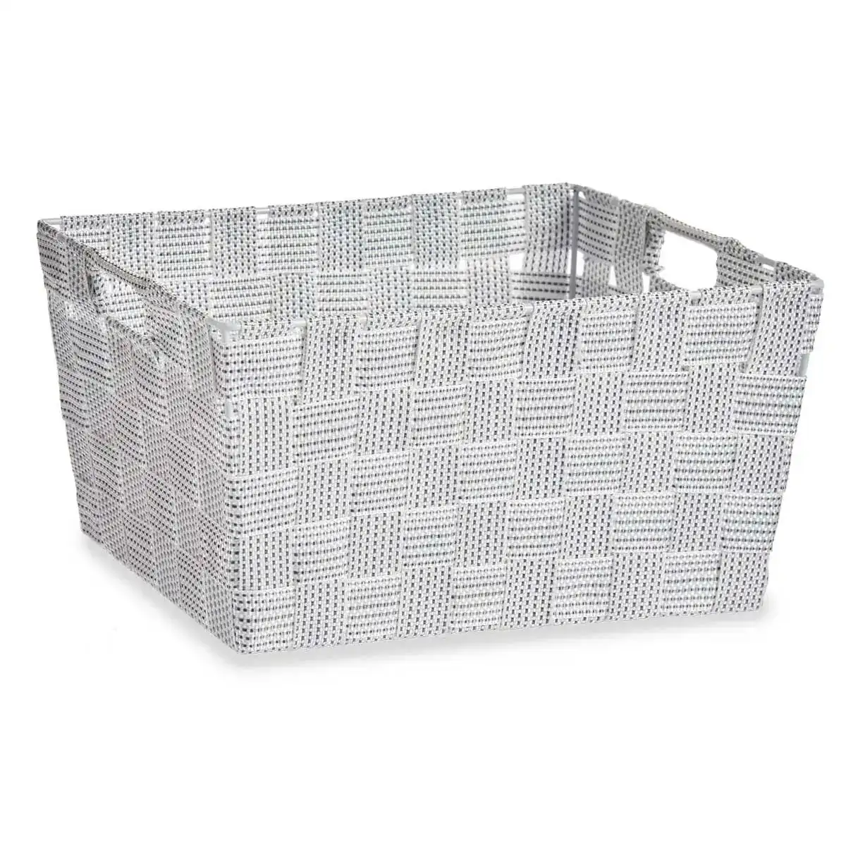 Panier 79807 tressee blanc_5640. DIAYTAR COTE D'IVOIRE - Votre Escapade Shopping Virtuelle. Explorez notre boutique en ligne et dénichez des trésors qui évoquent la culture et le savoir-faire sénégalais, un clic à la fois.